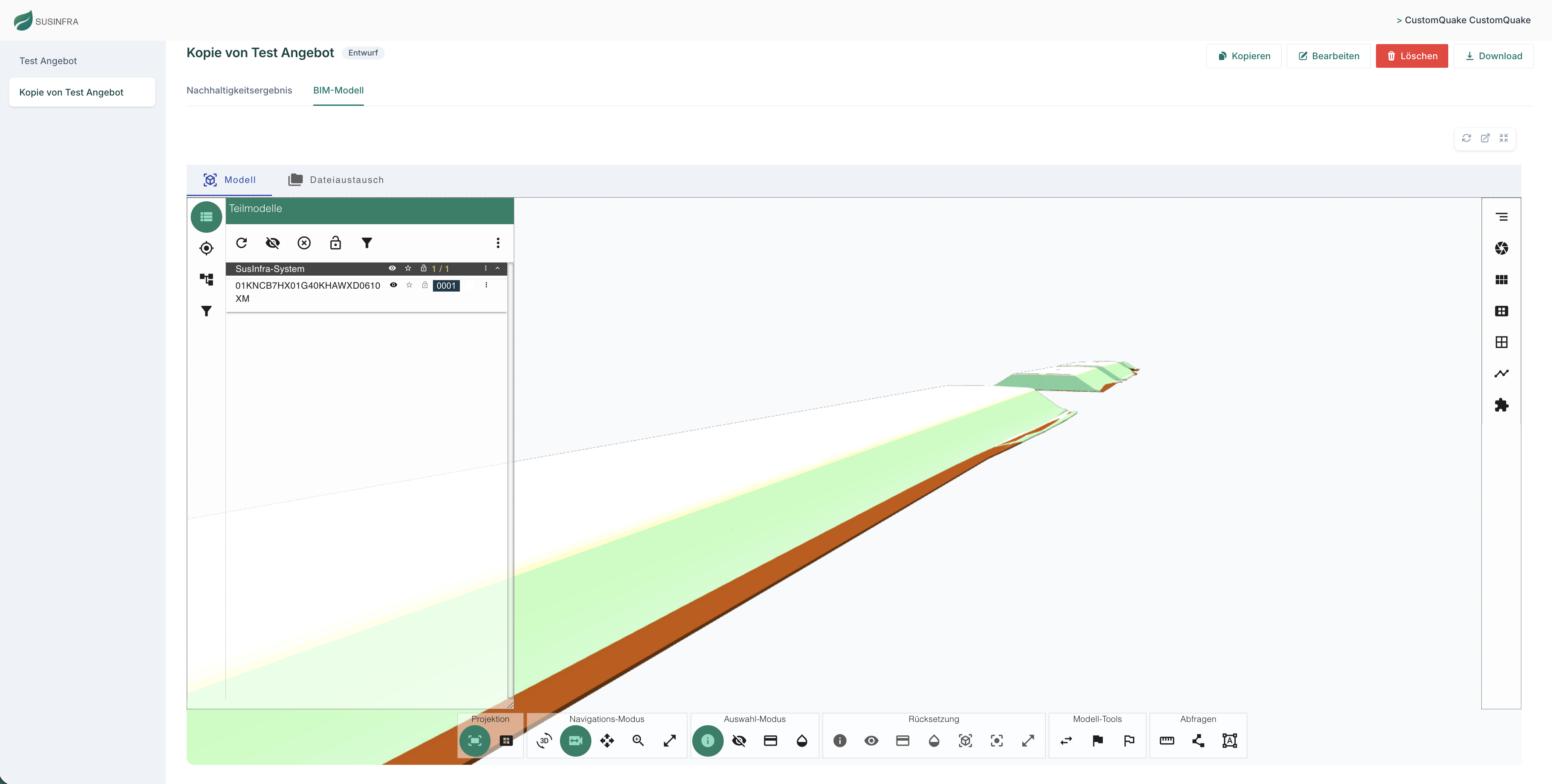 BIM-Modell im iFrame